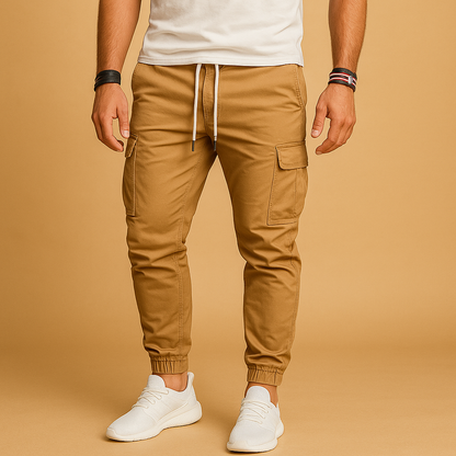 Pantalons cargo pour hommes avec de nombreuses poches – Conception longue et fonctionnelle