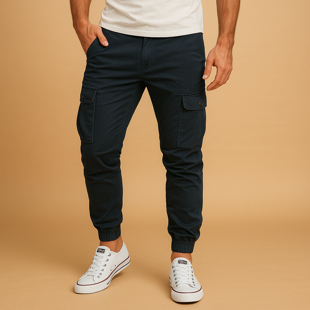 Pantalons cargo pour hommes avec de nombreuses poches – Conception longue et fonctionnelle