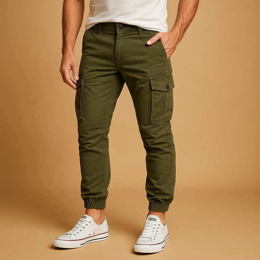 Pantalons cargo pour hommes avec de nombreuses poches – Conception longue et fonctionnelle