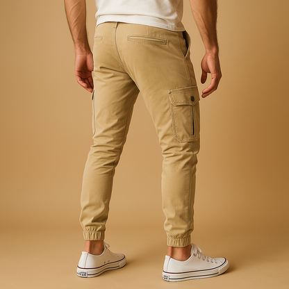 Pantalons cargo pour hommes avec de nombreuses poches – Conception longue et fonctionnelle