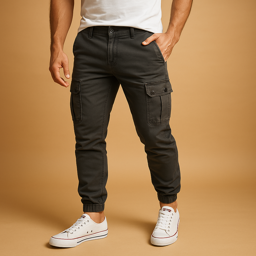 Pantalons cargo pour hommes avec de nombreuses poches – Conception longue et fonctionnelle
