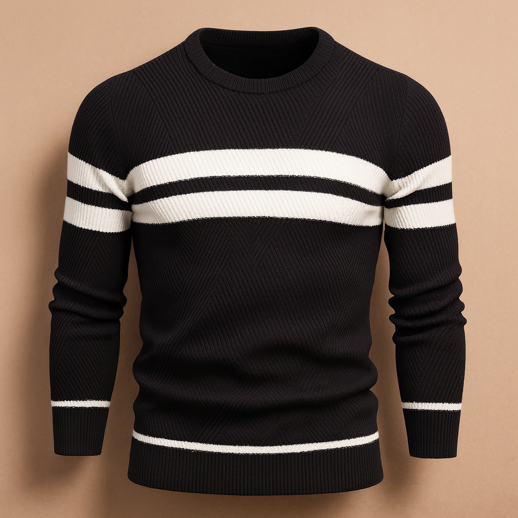 Pull en laine de coton pour hommes avec coupe-vent pour un confort optimal