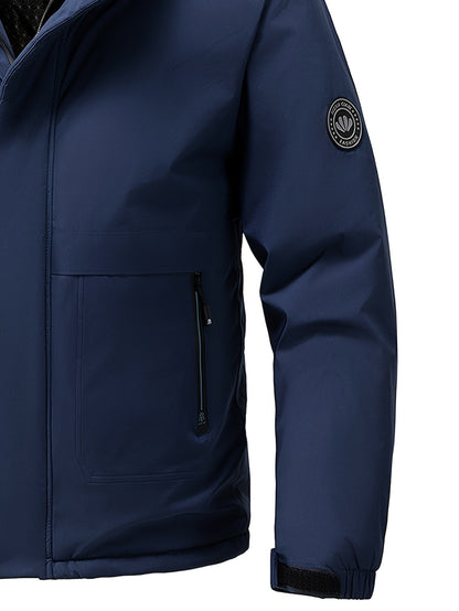 Veste d'hiver Puffer pour hommes – Veste à capuche chaude pour le Alltag