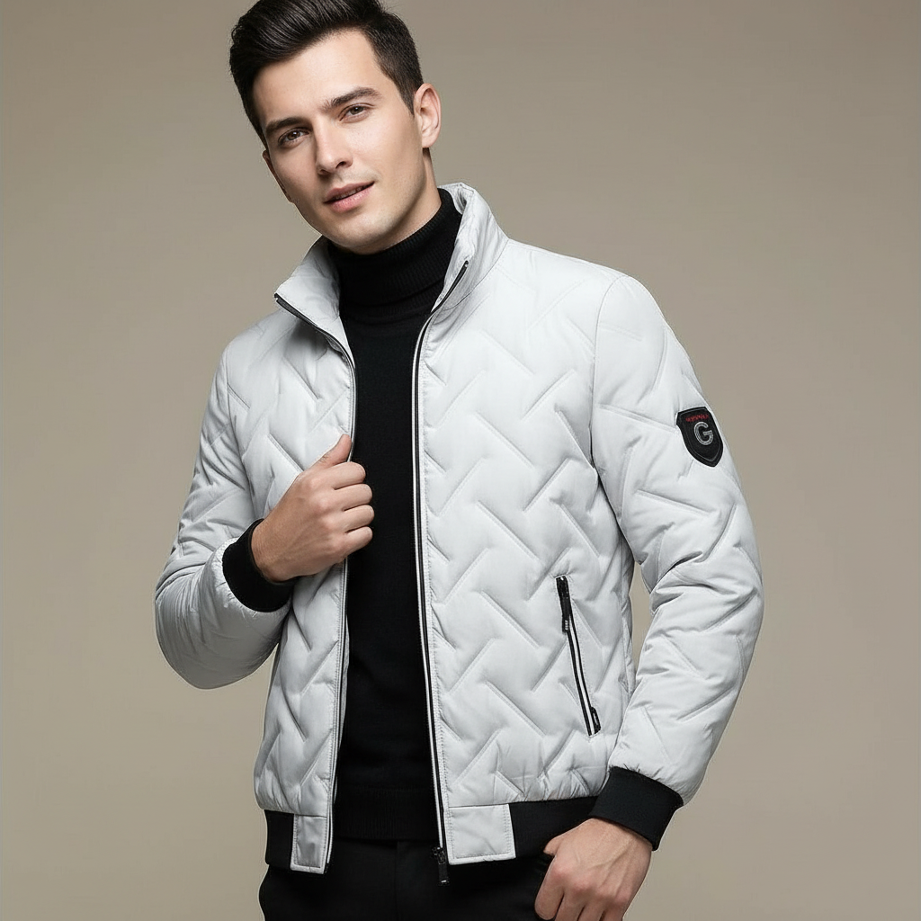 Vario Herrenjacke mit Samtfinish – Weiche Oberbekleidung