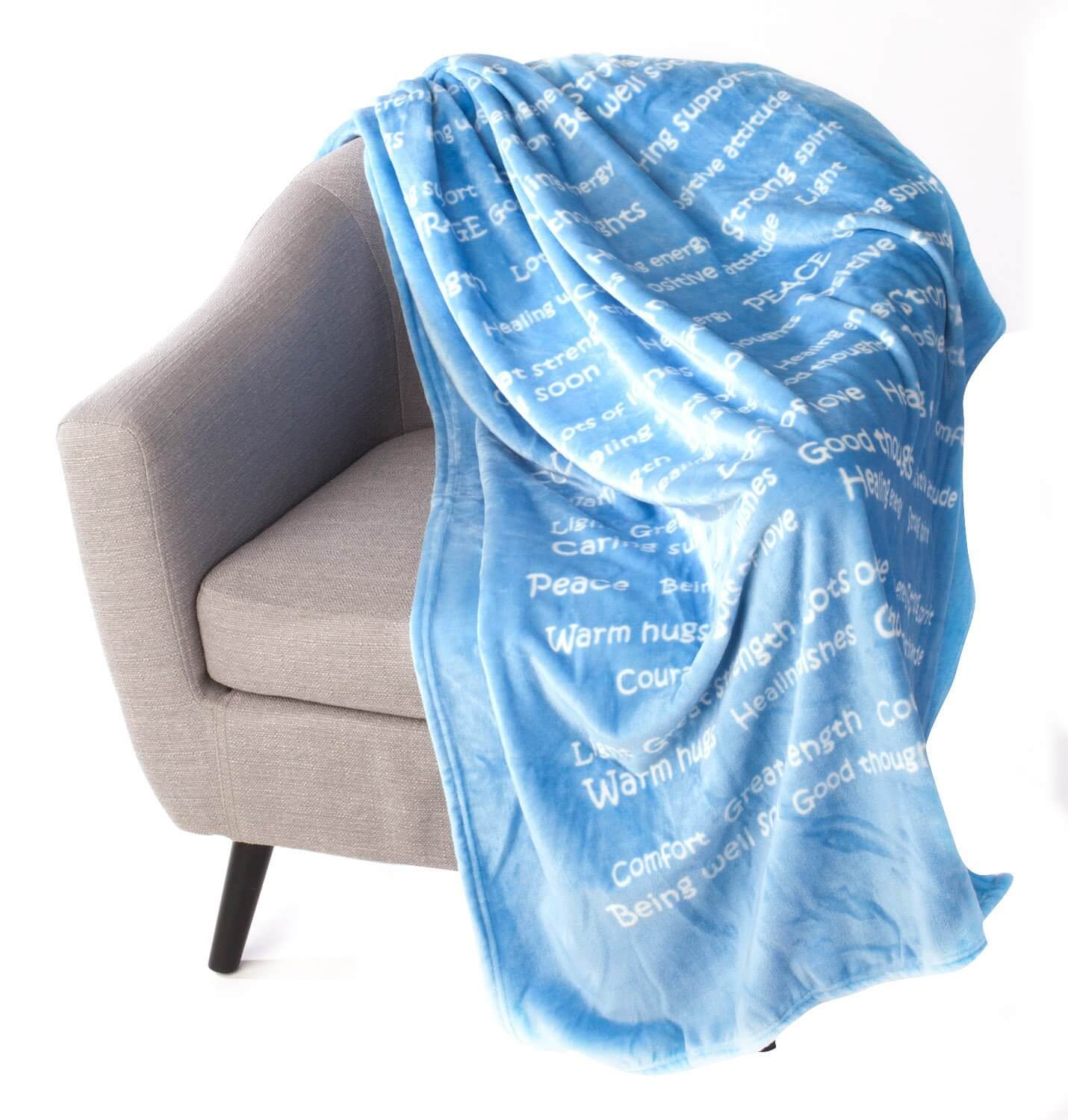 Sympathy Throw Blanket for Healing, Comfort, and Compassion Messages