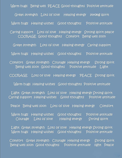 Sympathy Throw Blanket for Healing, Comfort, and Compassion Messages