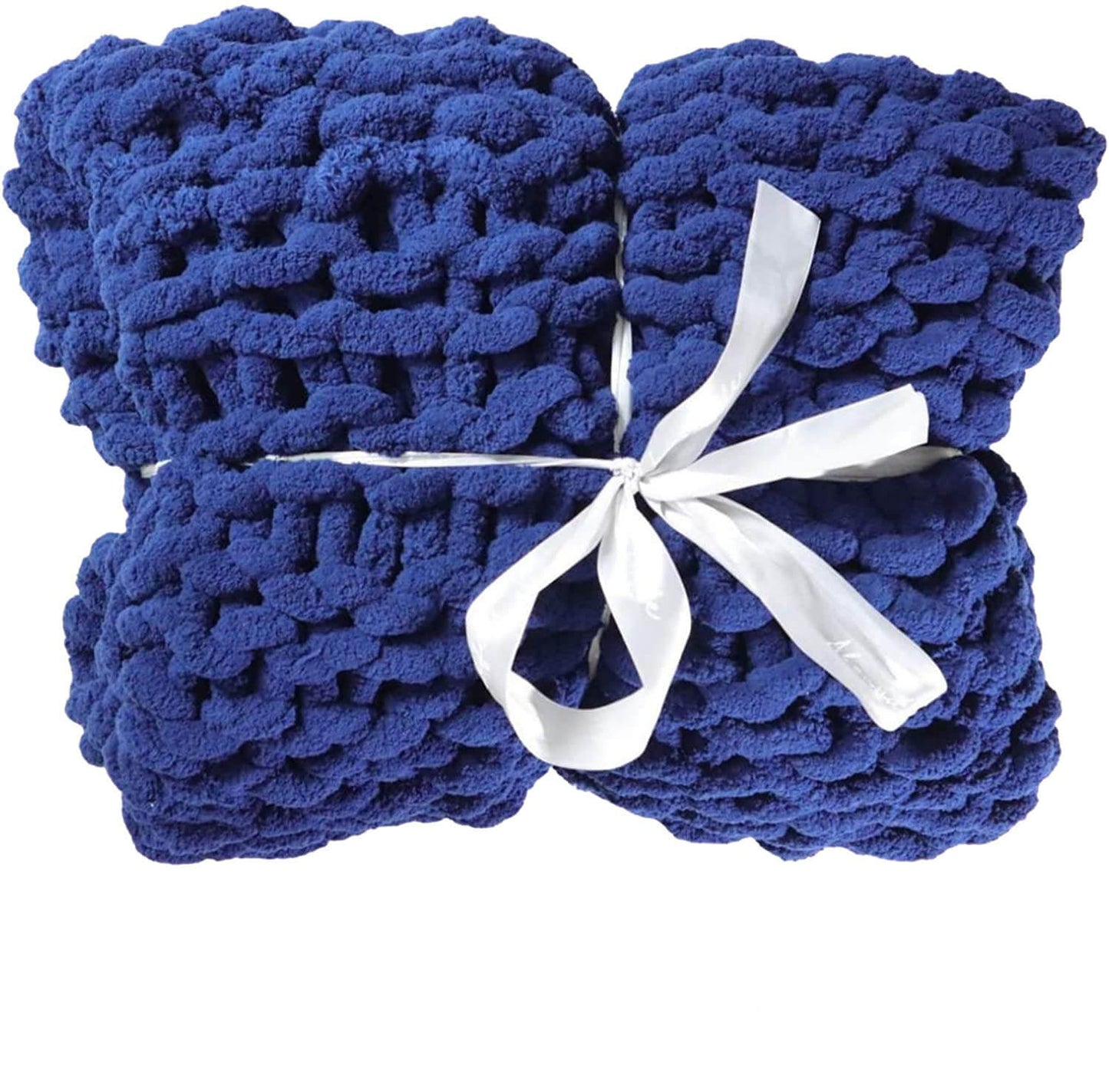 Plaid en grosse maille douce - Décoration intérieure confortable en chenille