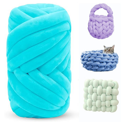 Fil à tricoter doux et jumbo – Fil épais pour couvertures et coussins
