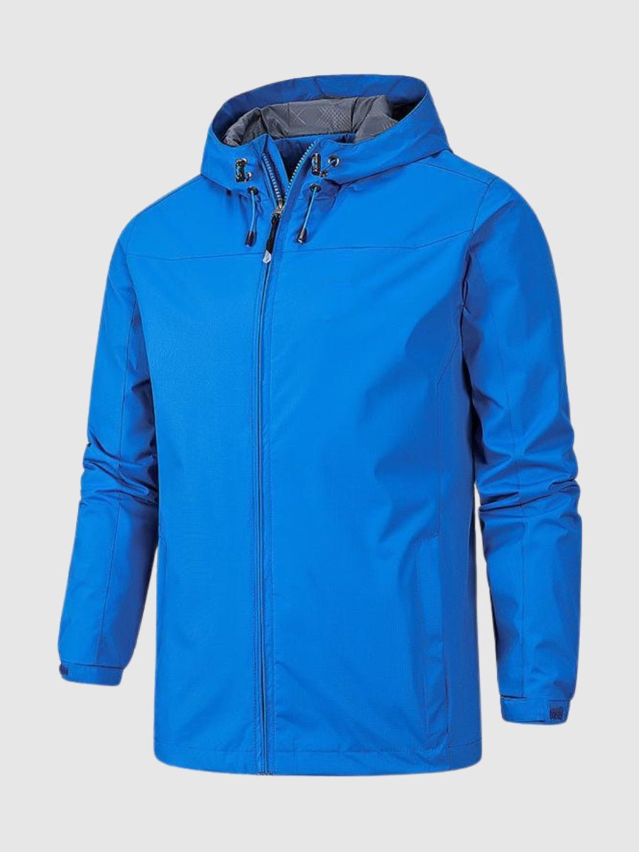Windbreaker-Jacke - Herren Kapuzenjacke für den Außenbereich, wasserdicht