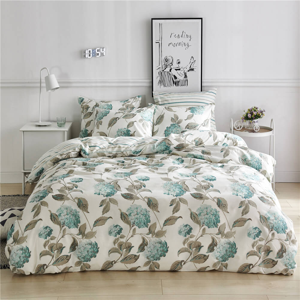 Parure de lit en coton de luxe - Literie douce et respirante pour un confort optimal