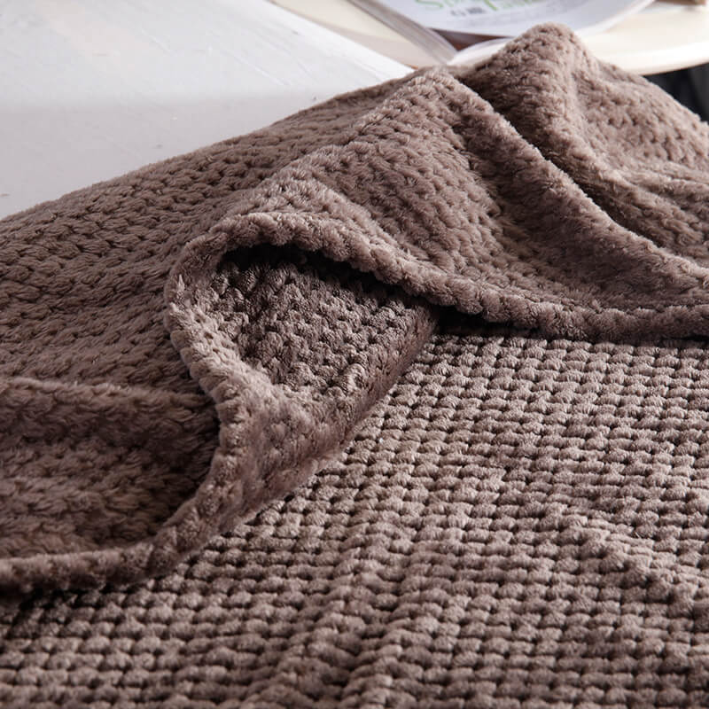 Plaid en flanelle de coton doux pour un confort douillet à la maison