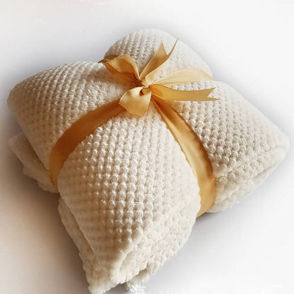 Plaid en flanelle de coton doux pour un confort douillet à la maison