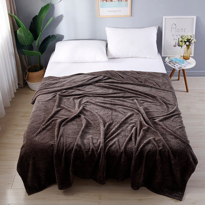 Plaid en flanelle de coton doux pour un confort douillet à la maison