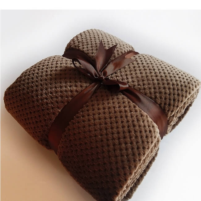 Plaid en flanelle de coton doux pour un confort douillet à la maison