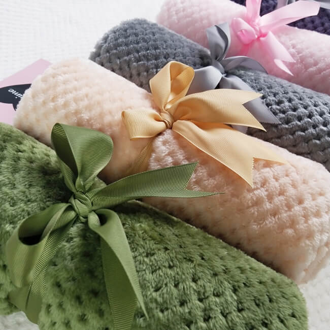 Plaid en flanelle de coton doux pour un confort douillet à la maison