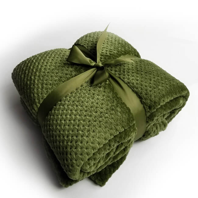 Plaid en flanelle de coton doux pour un confort douillet à la maison