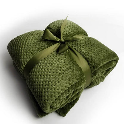 Plaid en flanelle de coton doux pour un confort douillet à la maison