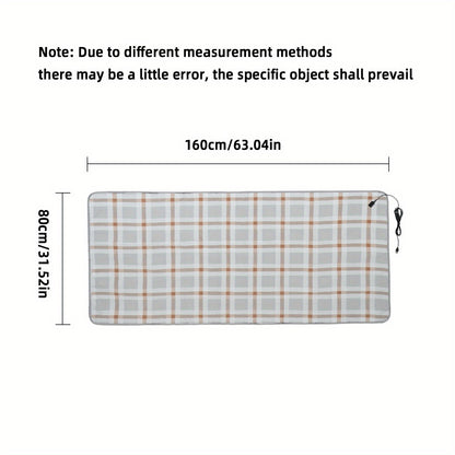 Protections électriques avec réglage de température, tapis chauffant USB, 5 réglages de température