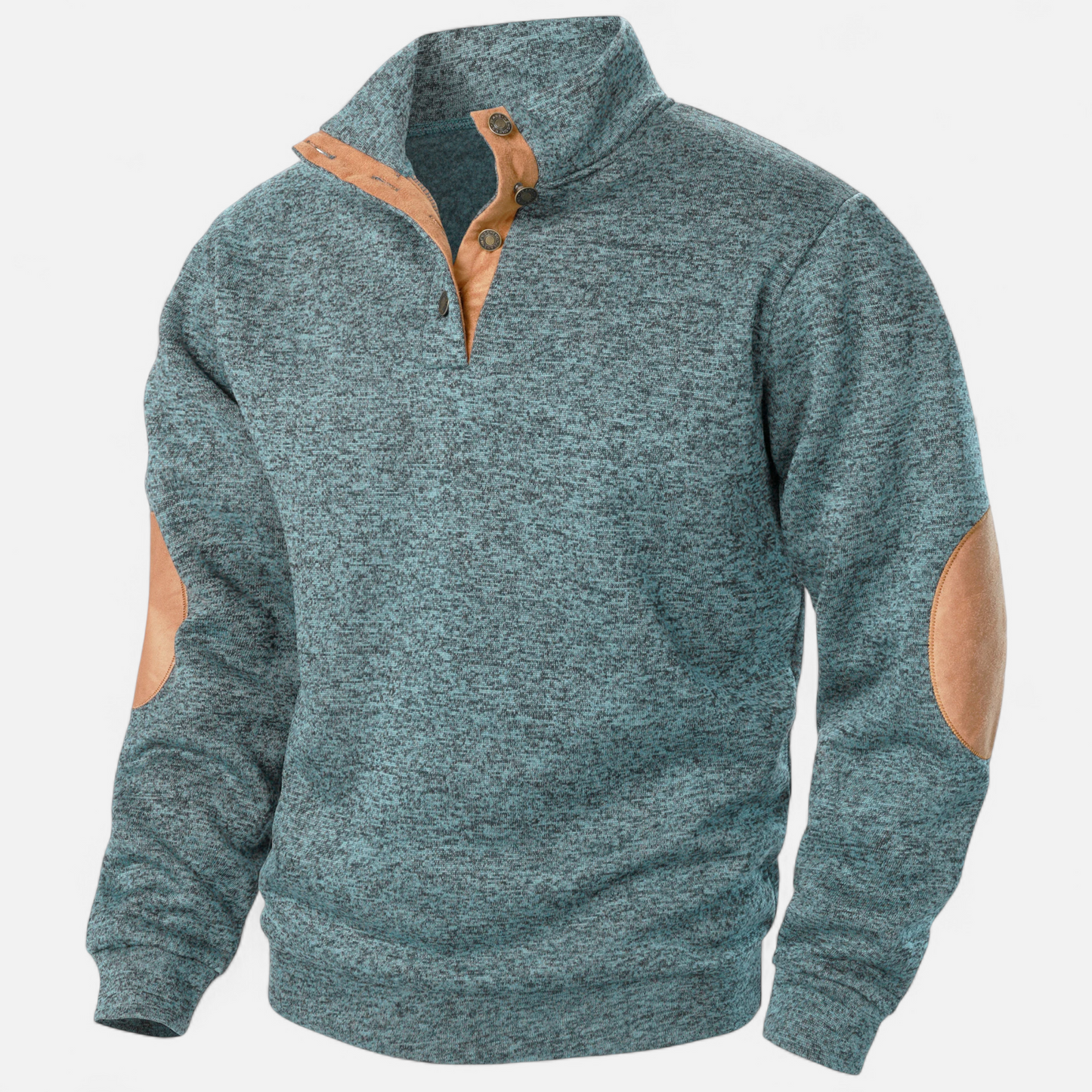 Herren Strickpullover mit Stehkragen | Chauffage raffiné pour les herbes et l'hiver
