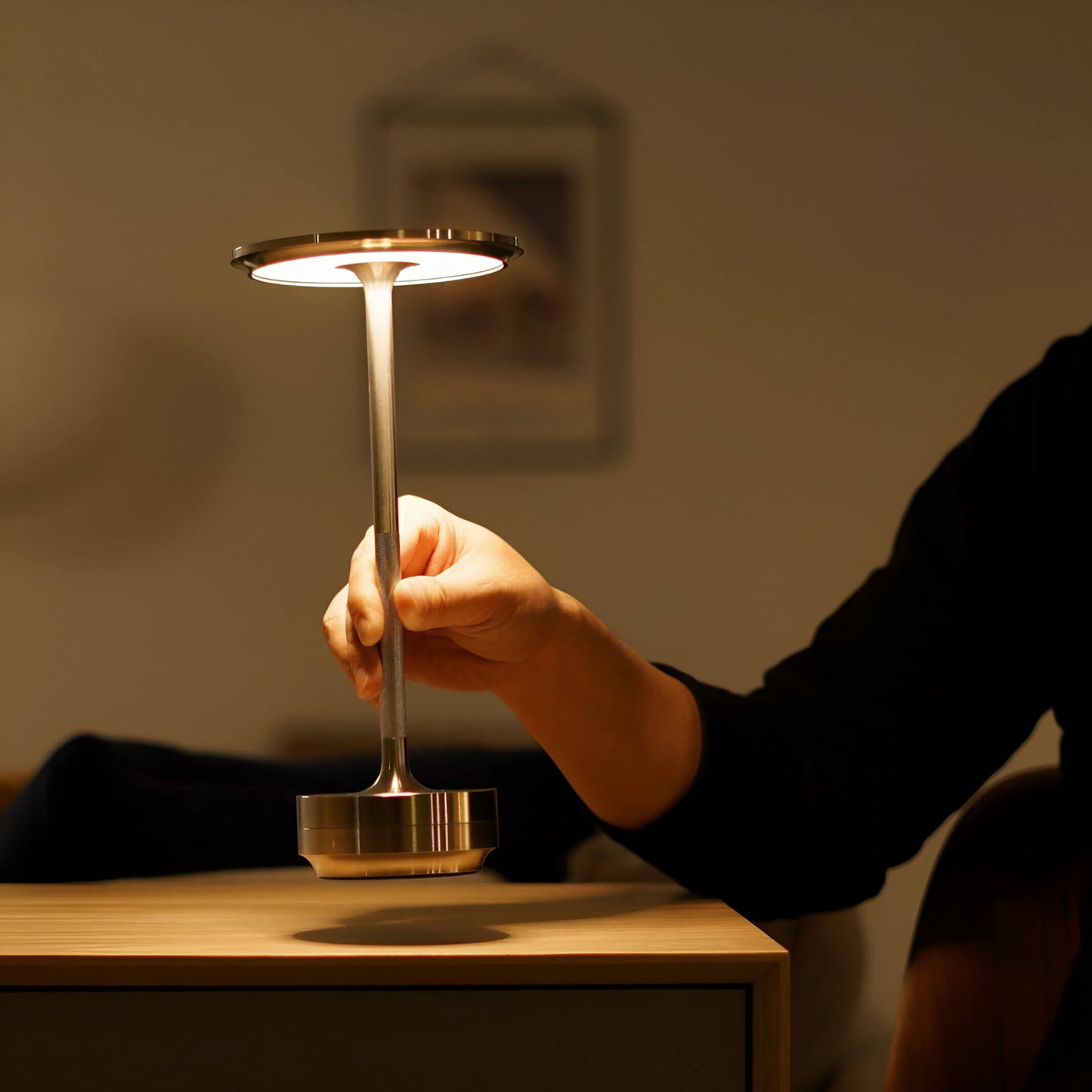 Touch Control Cordless LED Table Lamp - Rechargeable & Long Battery Life