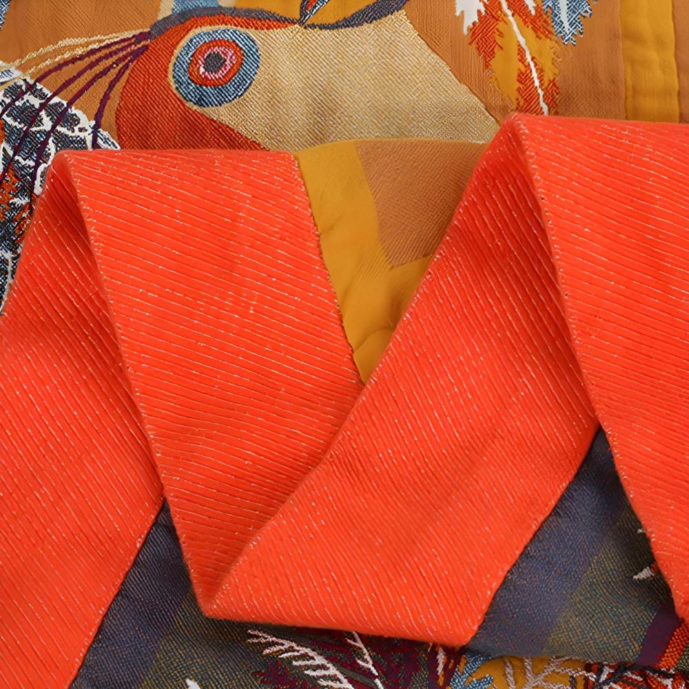 Baumwoll-Wohndecke mit Tukan-Motiv für gemütliches Wohnen