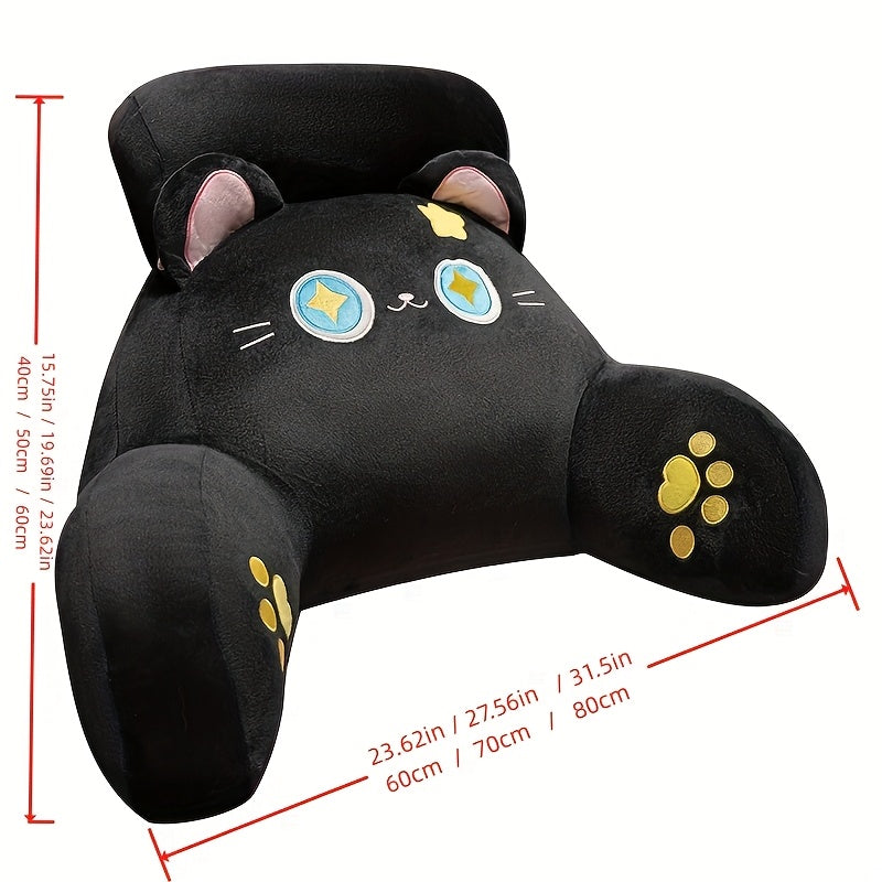 Cuddle Cushion: Ergonomic Reading Pillow for Back Support, Washable, Adjustable for Beds & Sofas