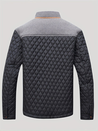 Leichte gesteppte Jacke für Herren – Warmer Komfort &amp; Moderner Casual-Stil