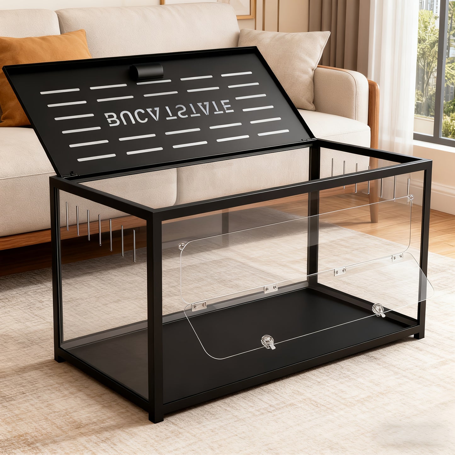 Grande cage pour hamster avec accès par le haut - Montage facile - Petit habitat pour hamsters