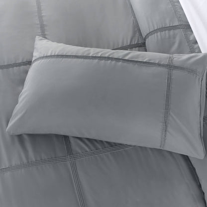 Parure de lit 3 pièces en coton égyptien de luxe pour lits Queen/King