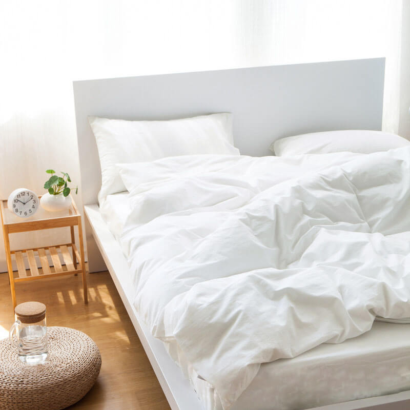 Parure de lit 3 pièces en coton égyptien de luxe pour lits Queen/King