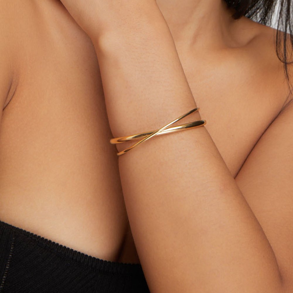Waverly - Gold Twist Bracelet — crafted for everyday quality.