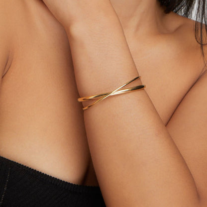 Waverly - Gold Twist Bracelet — crafted for everyday quality.