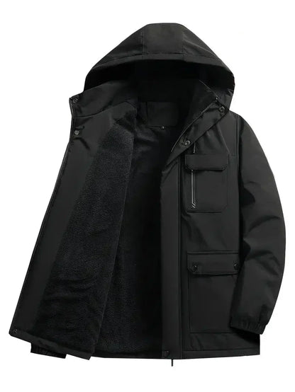 Wintergefütterter Parka für Herren – Regular Fit Jacke