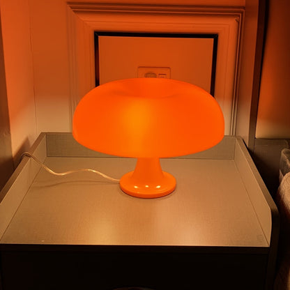 Lampe de table moderne LED en forme de champignon - Lampe de chevet et décorative USB