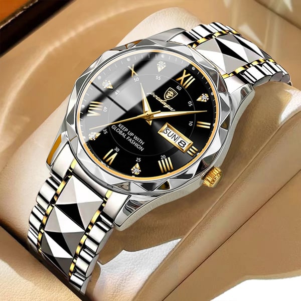 Wasserdichte Luxus-Herrenarmbanduhr der Top-Marke mit Leuchtfunktion