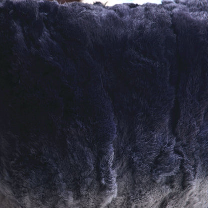 Coussin lombaire décoratif en fausse fourrure douce - 45 x 45 cm pour canapé