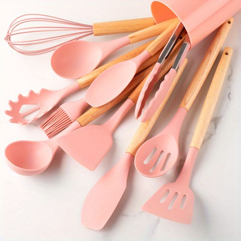 SILICOWARE – 12-teiliges Küchen-Silikon-Set | Hitzebeständig & Spülmaschinenfest