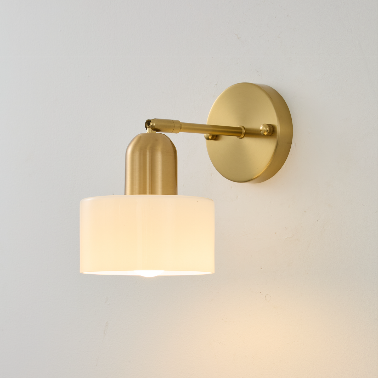 Bunte Glas Bauhaus Wandleuchte