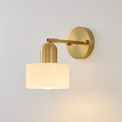 Bunte Glas Bauhaus Wandleuchte