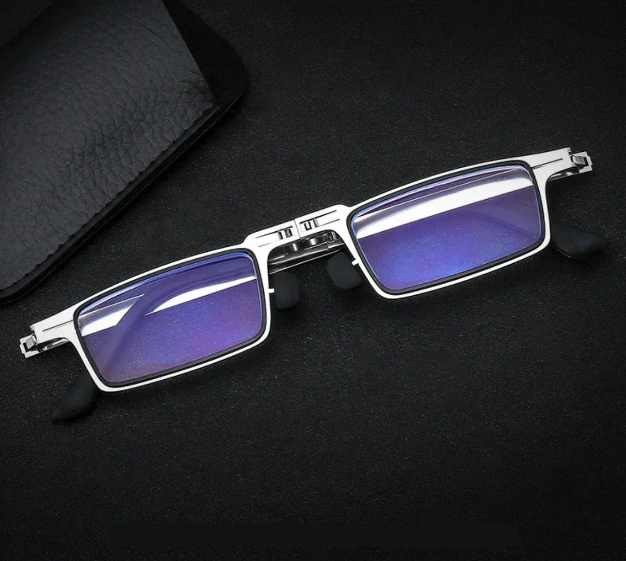 Faltbare Lesebrille mit Blaulichtfilter & Titanrahmen