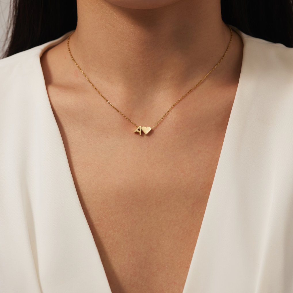 Niamh - Love & Letter Initial Necklace — bringing modern charm to your space.