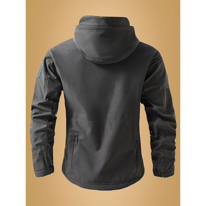 Veste coupe-vent softshell d'hiver pour hommes – Veste d'extérieur chaude et confortable