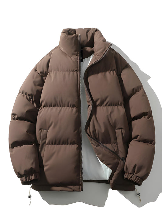 Pufferjacke - Veste surdimensionnée en polaire chaude pour homme pour l'hiver