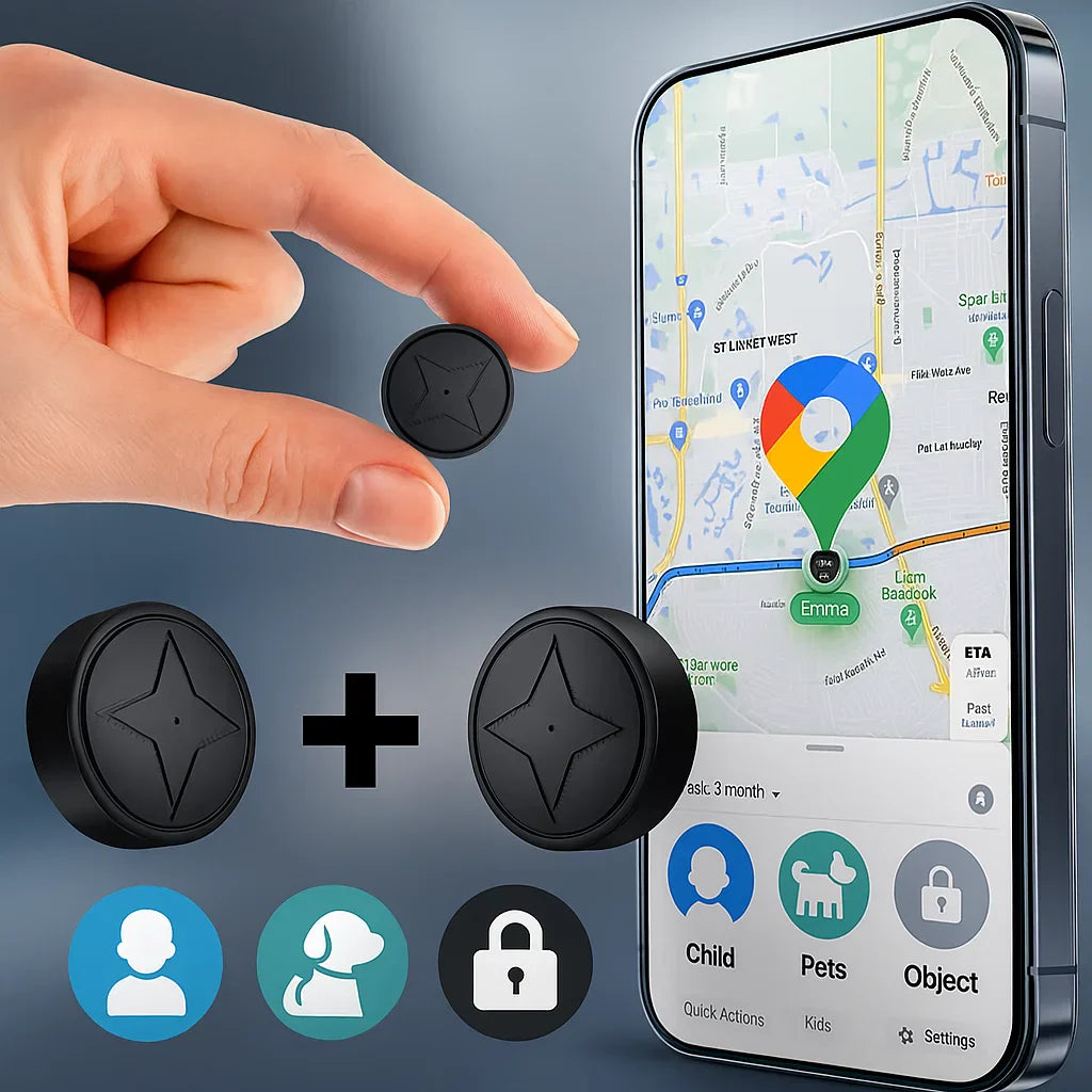 Diskreter GPS-Tracker mit Magnethalterung & Echtzeit-Ortung