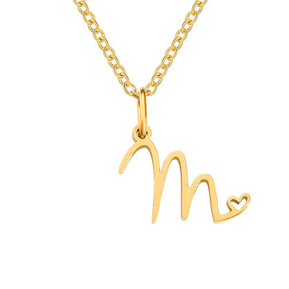 Collier Skyla - Cœur Lettre — confectionné avec soin et souci du détail.