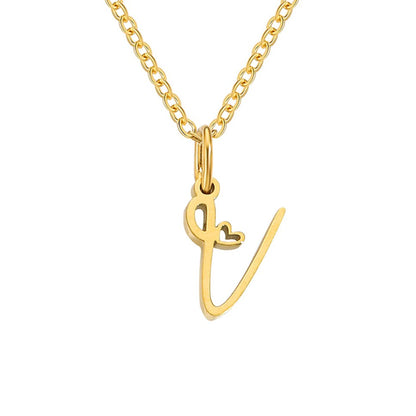 Collier Skyla - Cœur Lettre — confectionné avec soin et souci du détail.