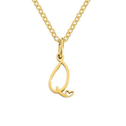 Collier Skyla - Cœur Lettre — confectionné avec soin et souci du détail.