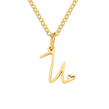 Skyla - Letter Heart Necklace — made with care and attention to detail.