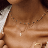 Skyla - Letter Heart Necklace — made with care and attention to detail.