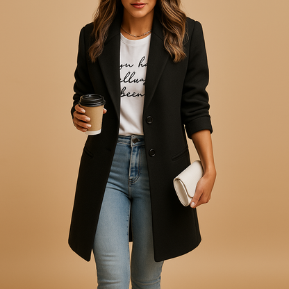 Dames Lange Woljas – Élégantes à Tijdloos